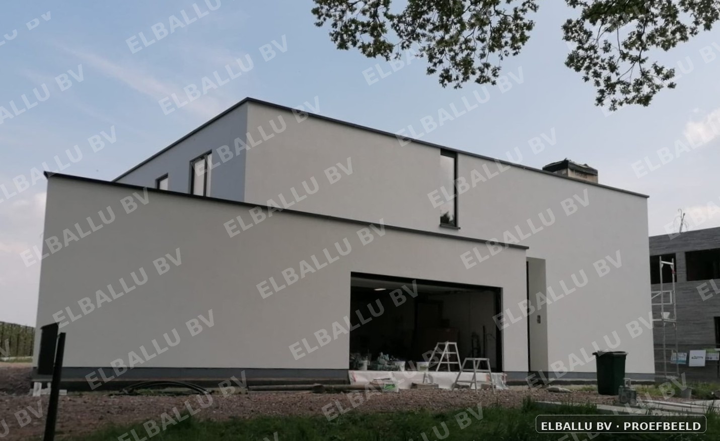 Moderne woning met verzorgde gevelafwerking